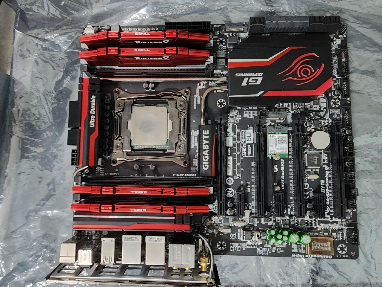 GIGABYTE X99 Gaming G1 WIFI Motherboard + 16GB DDR4 I7 5930K LPV026