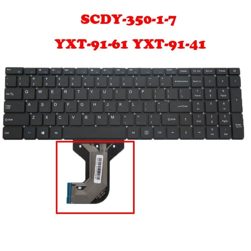 Laptop Keyboard For Teclast SCDY-350-1-7 YXT-91-61 YXT-91-41 English Black New