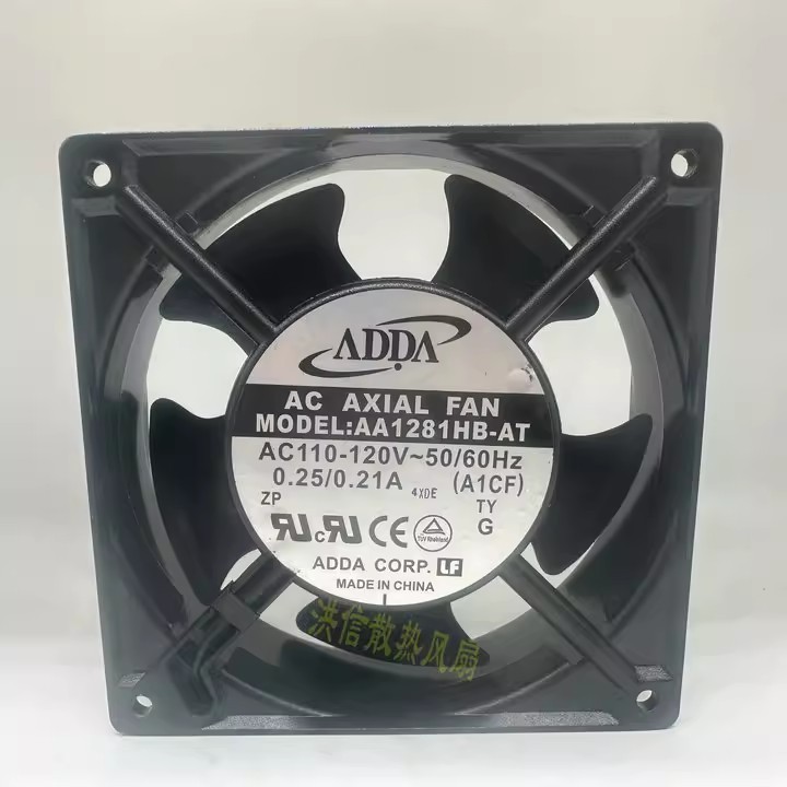 1PCS ADDA 12038 AA1281HB-AT AC110-120V 0.25/0.21A Cooling Fan