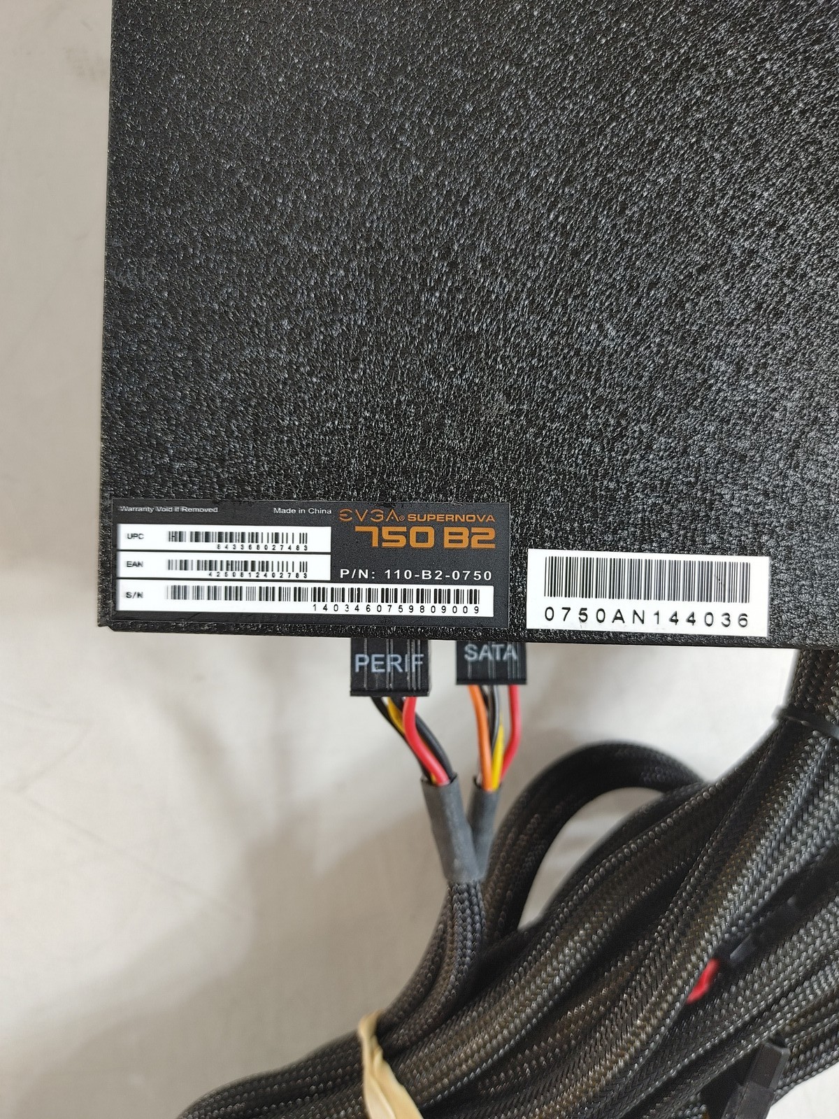 EVGA SuperNOVA 750 B2 750 W 20+4 Pin ATX Desktop Power Supply 110-B2-0750