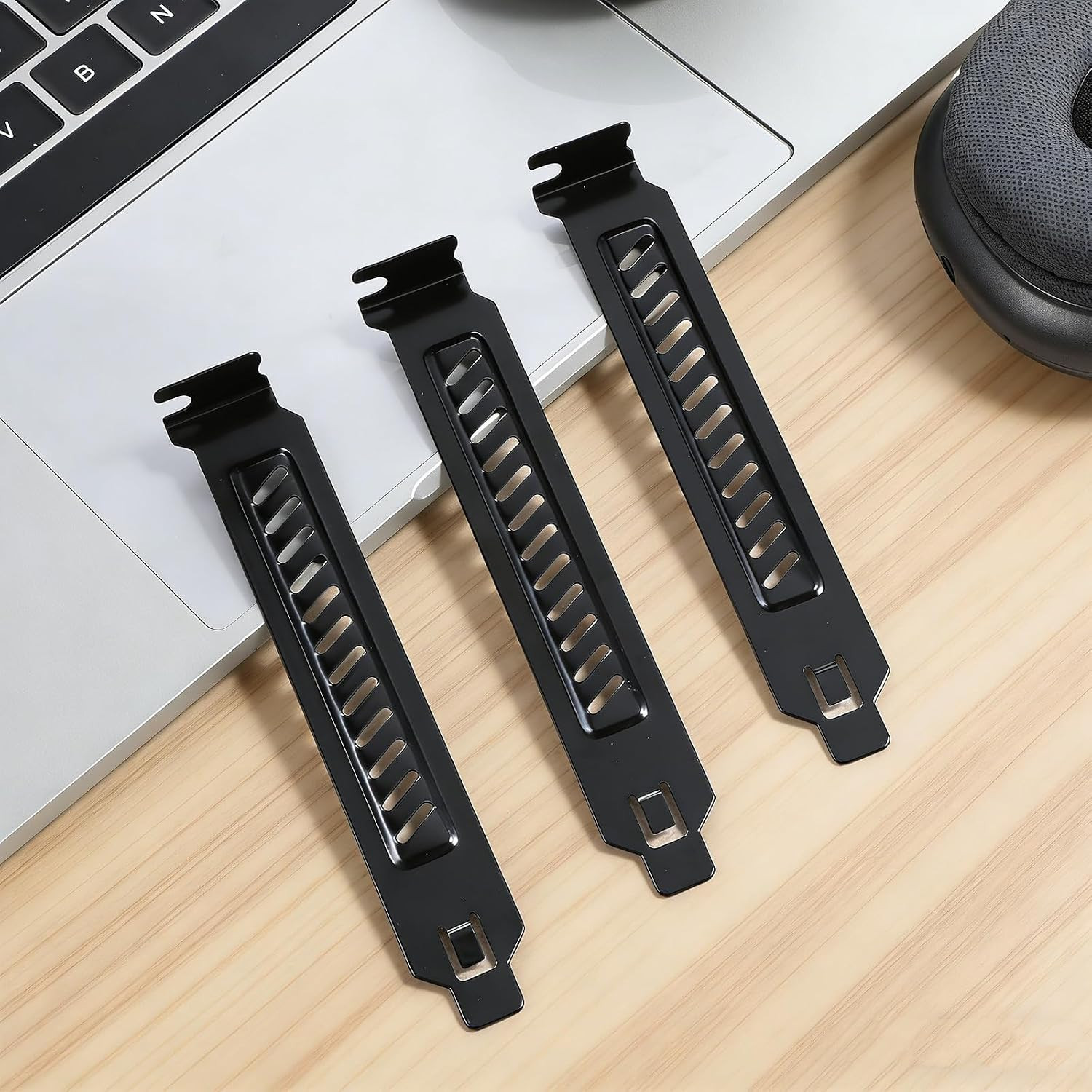 PCI Slot Covers Vented Dust Filter Bracket Expansion Blanking Plates for Compute
