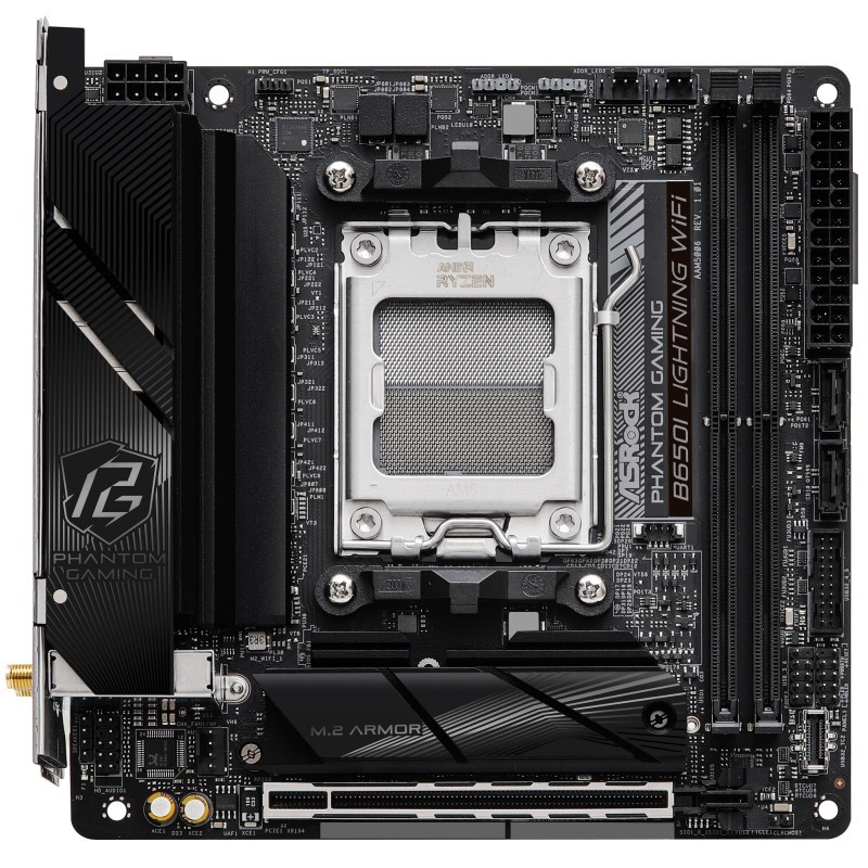 ASRock Phantom Gaming B650I Lightning WiFi Mini Itx Socket 90-MXBMP0-A0UAYZ