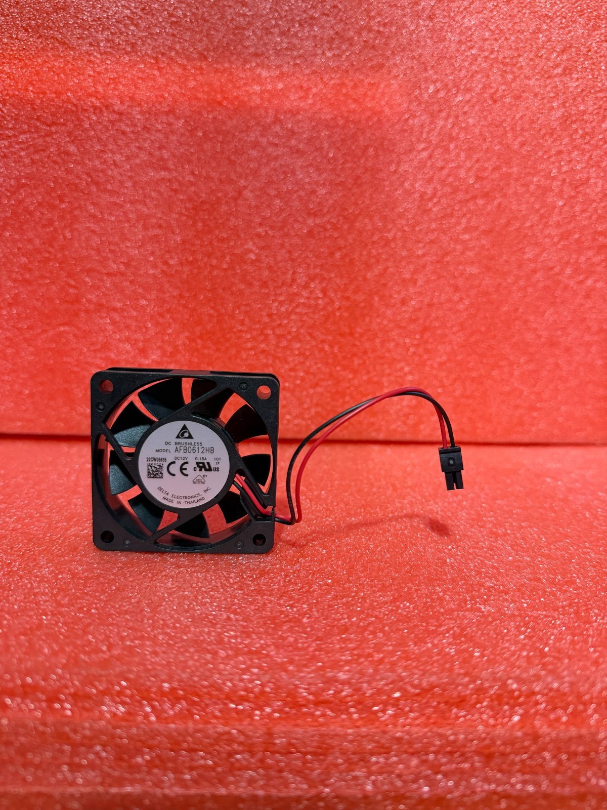 Delta 2-Pin Dual Ball Cooling Fan AFB0612HB DC12V 0.15A 60x60x15MM