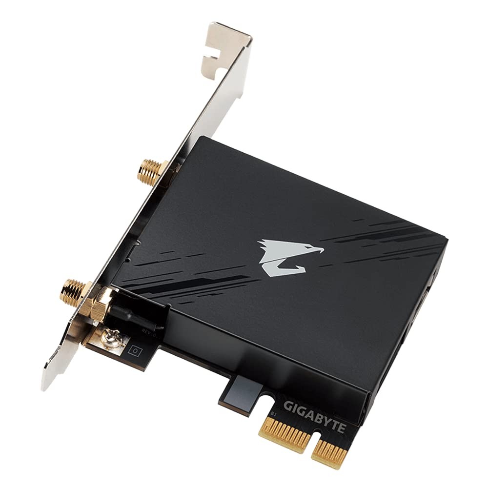 GIGABYTE WiFi 6E GC-WBAX210 (2×2 802.11ax/ Tri-Band Pack of 1, Multicolor
