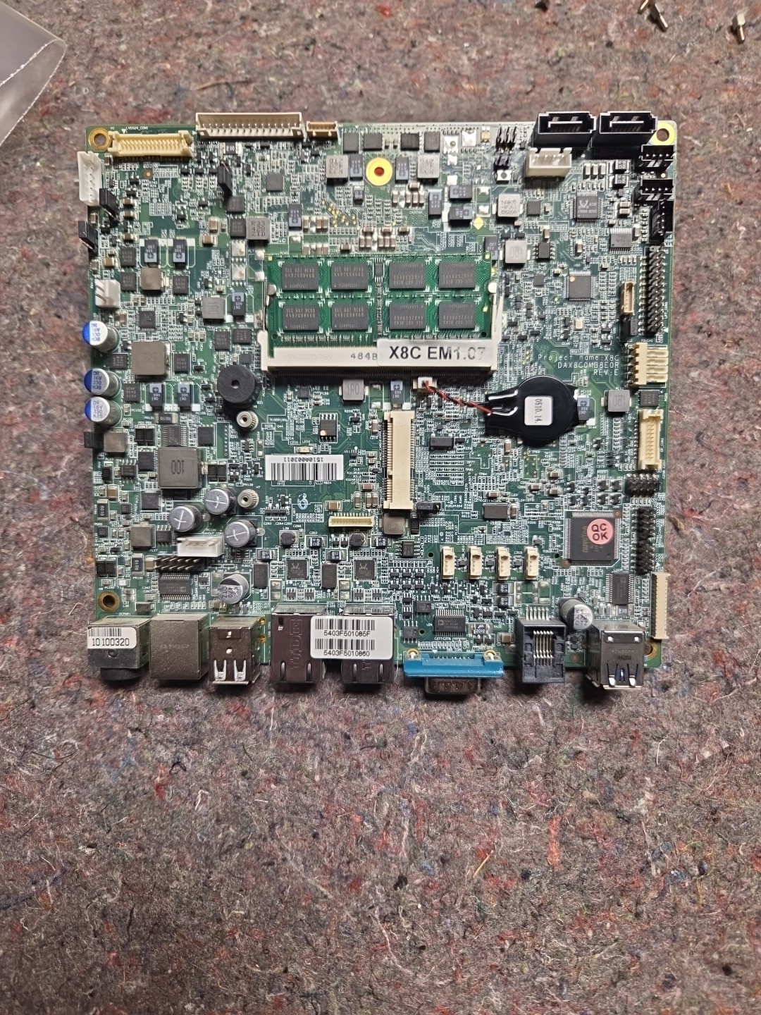 X8C DAX8COMB8E0R Motherboard w/ RAM | Tested | HDMI USB LAN | Replacement Board