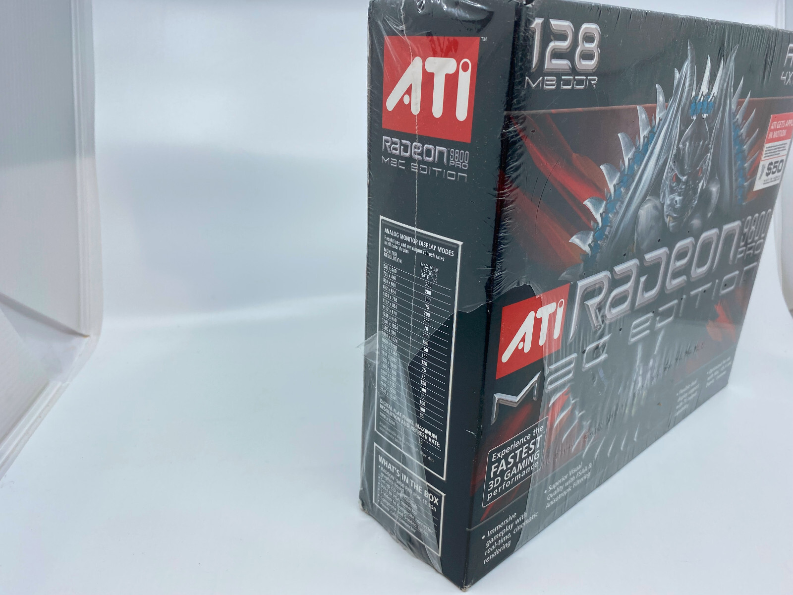 Apple Mac Edition ATI Radeon 9800 Pro AGP Video Graphics Card In Retail Box NEW