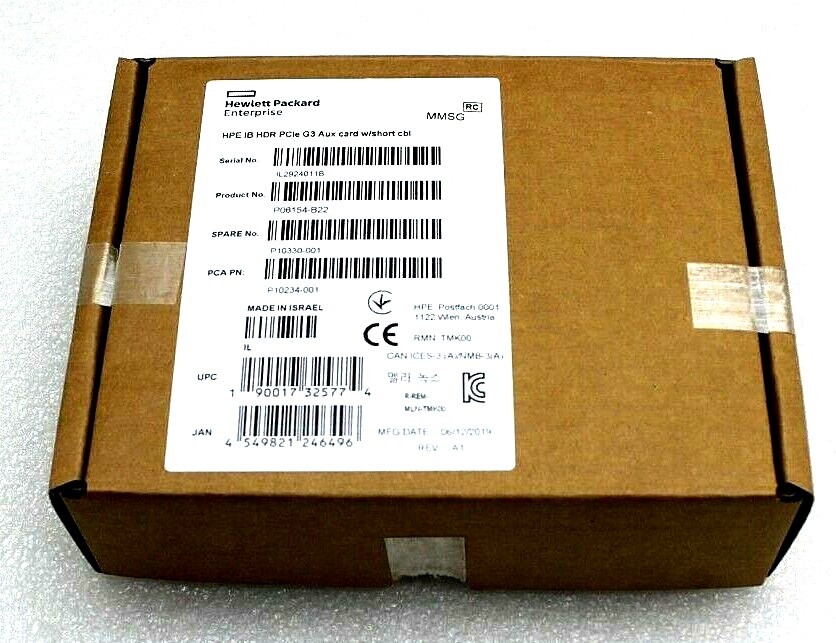 P06154-B22 Mellanox Nvidia ConnectX-4/5/6 Extension Kit Auxiliary Card MTMK0012