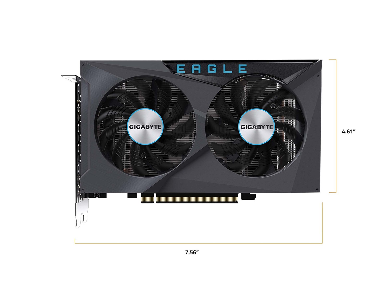 GIGABYTE Radeon RX 6500 XT Eagle 4G Graphics Card WINDFORCE 2X Cooling System