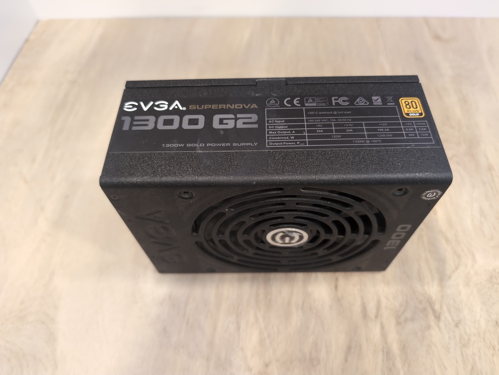 EVGA SuperNOVA 1300 G2 1300W PSU + 9 GPU Risers – WITH Cables – Tested Bundle