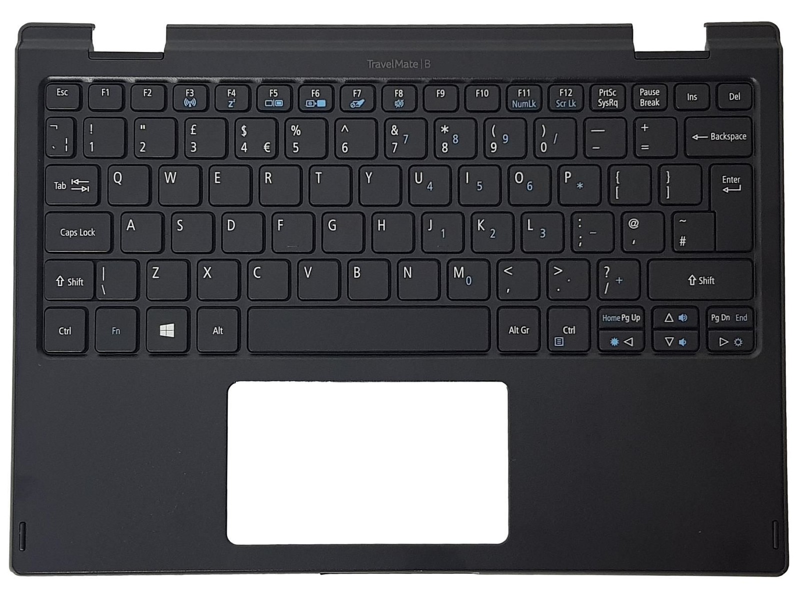 Acer Travelmate B118-G2-R Palmrest Cover Keyboard UK Black 6B.VHPN7.029