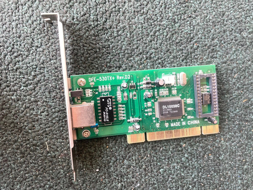 D-Link DFE-530TX+ PCI 10/100 Mbps Fast Ethernet Network Card Mac PC PCI Apple
