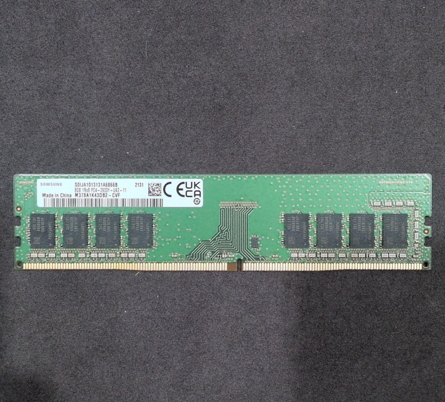 Samsung 8GB DDR4 DIMM PC4-2933Y 288-Pin ECC RAM M378A1K43DB2-CVF