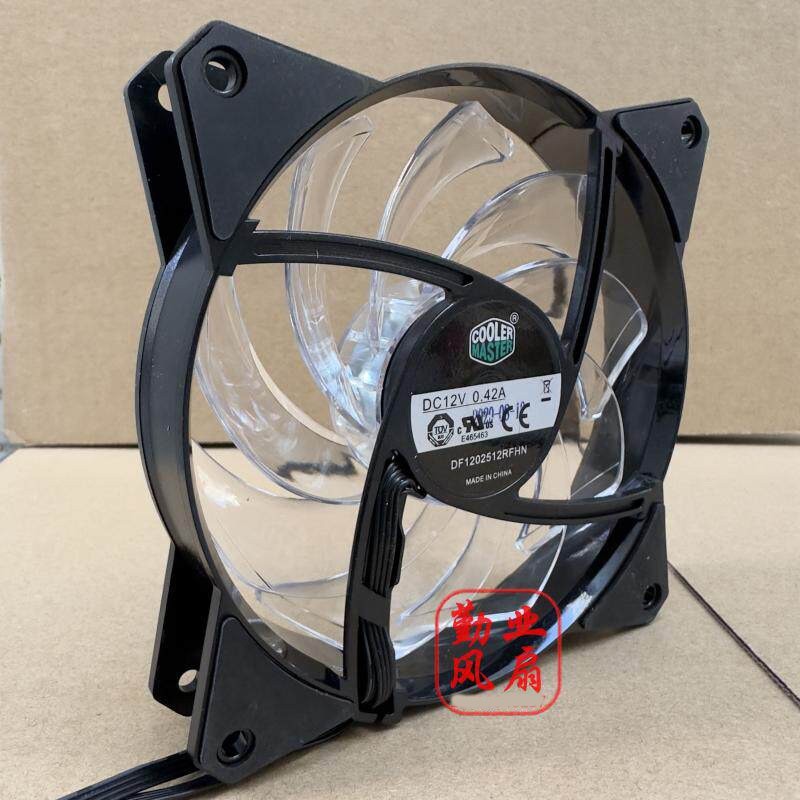 1PCS COOLER MASTER DF1202512RFHN 12025 12V 0.42A 4-pin PWM Fan