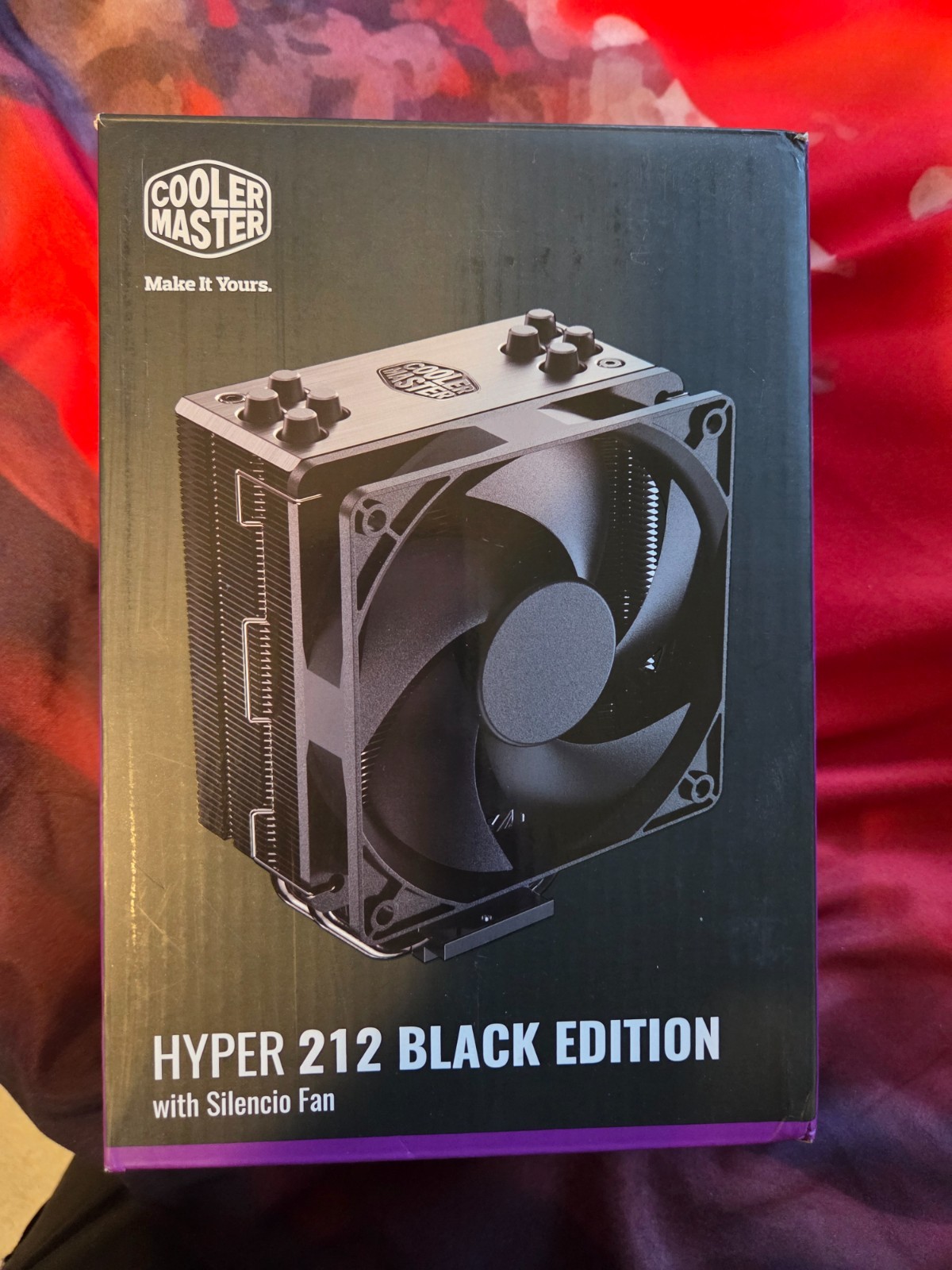 Cooler Master Hyper 212 Black Edition Air Cooler – Used, Works, With Retail Box