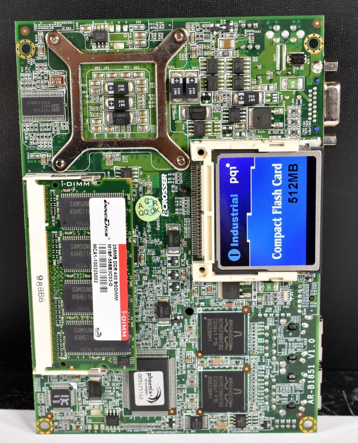 Acrosser AR-B1851 V1 /3.5″ Embedded SBC , Intel Celeron, 256MB RAM, 512MB Flash