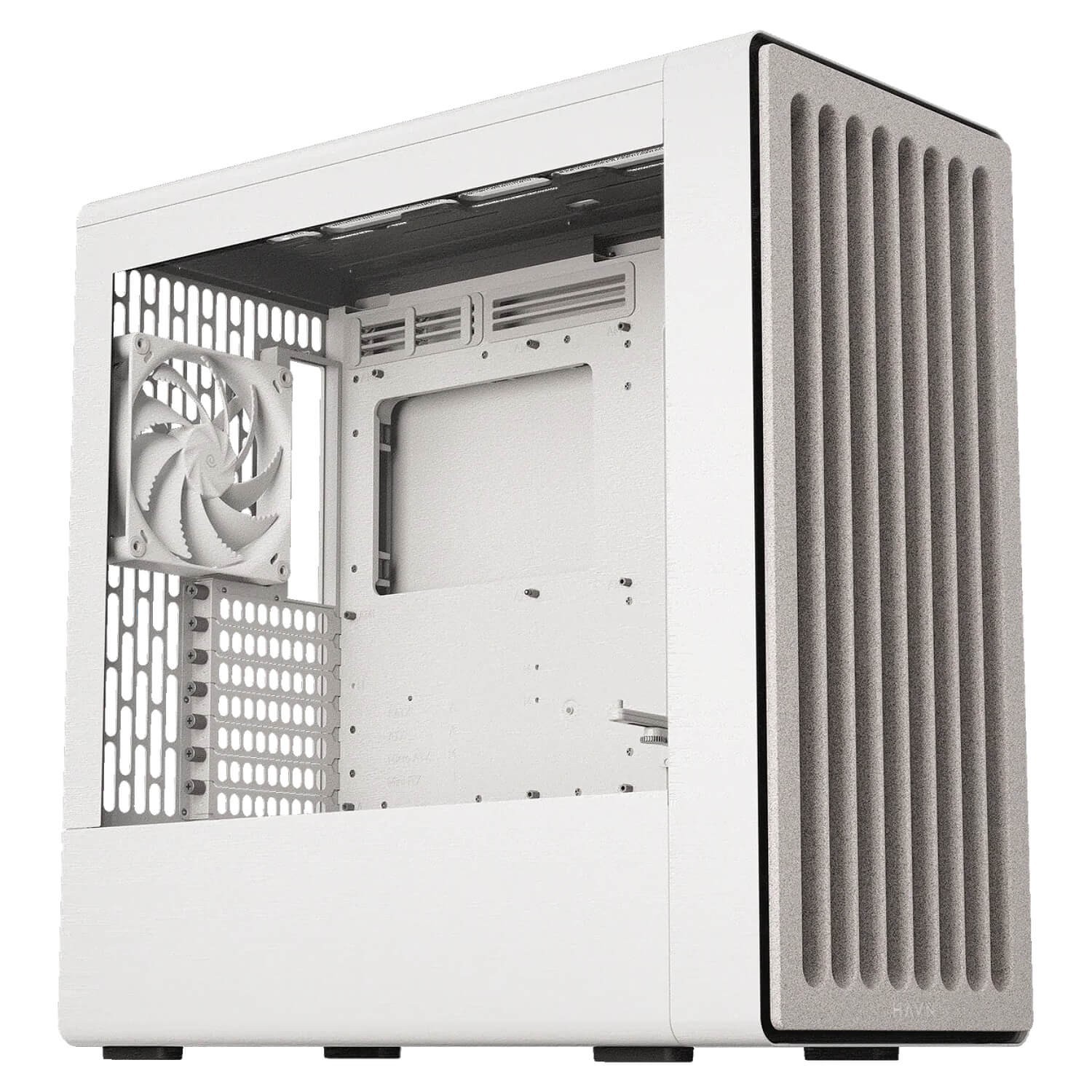 HAVN BF 360 Flow White Case Computer Mid Tower ATX Dual 180mm H18 PGW-CH-HVN-012
