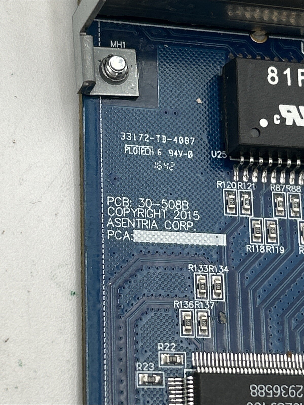 Asentria Corp Expansion Card PCB: 30-508A See Pics 30 Days Warranty