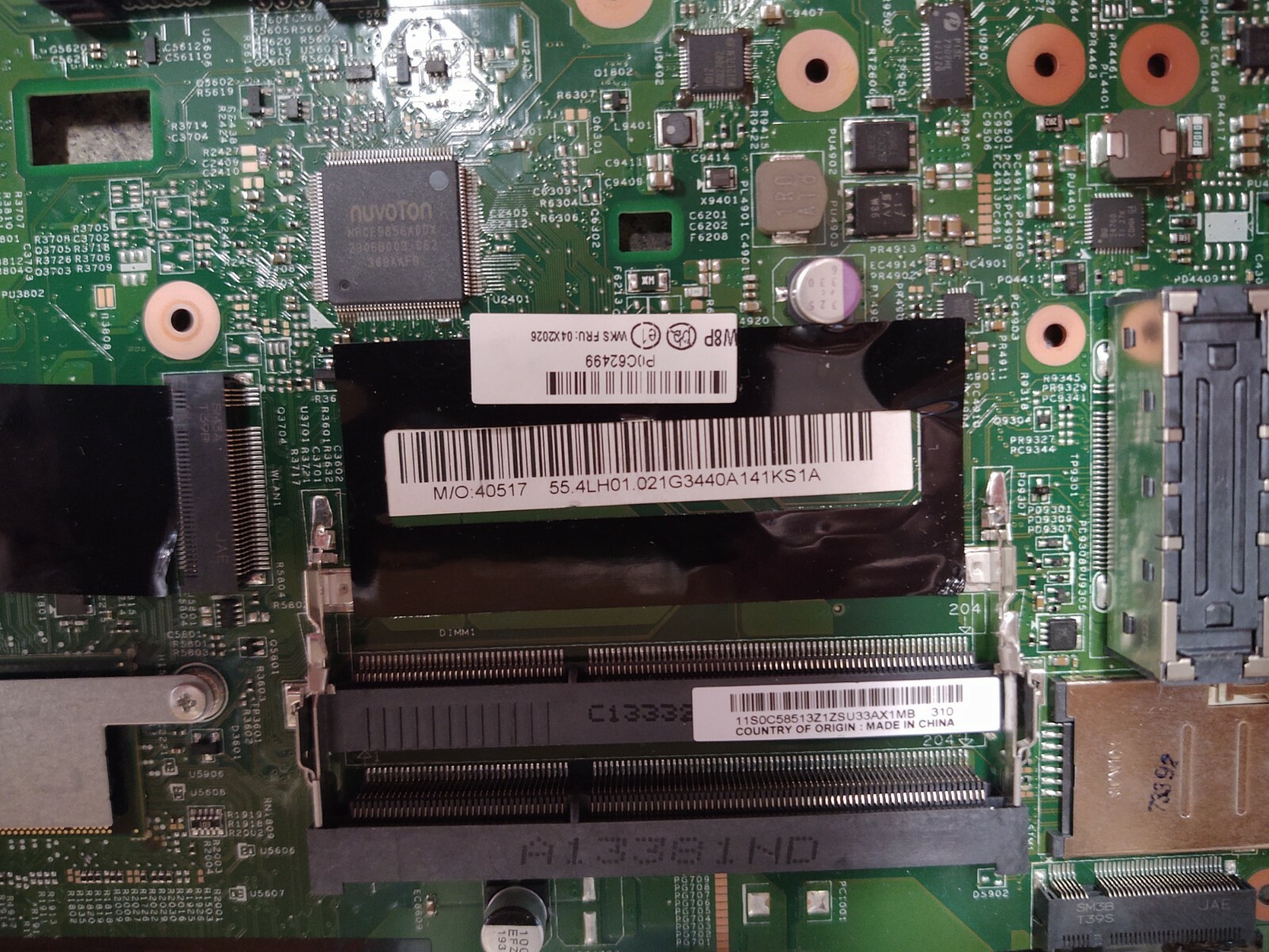 Genuine Lenovo Thinkpad L540 15.6″ Laptop Intel Motherboard 04X2026 48.4LH01.011