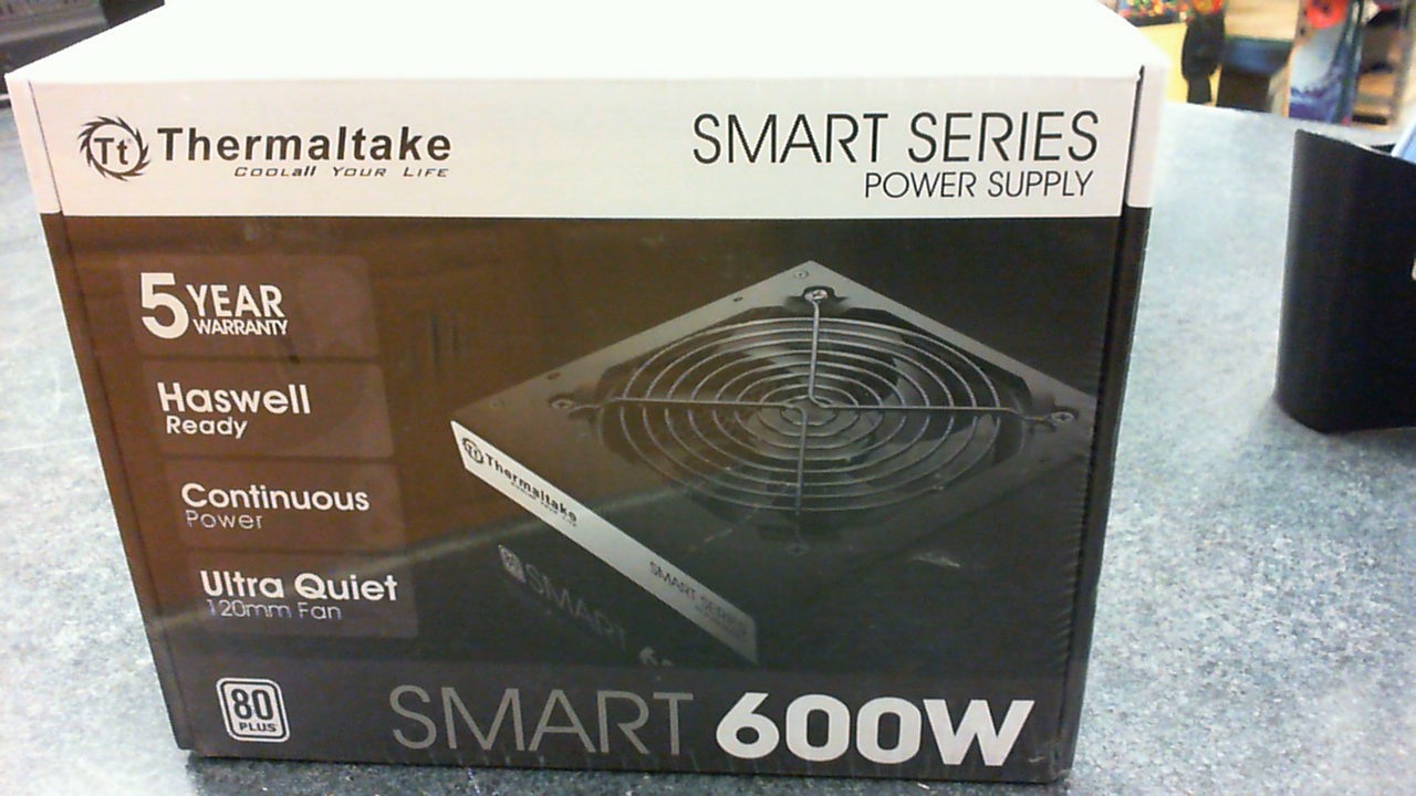 Thermaltake Smart Series 600W SLI/CrossFire Continuous Power ATX12V V2.3 PSU