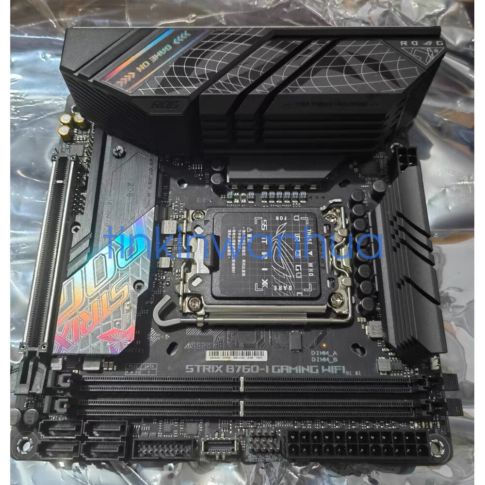 For ASUS ROG STRIX B760-I GAMING WIFI Motherboard PCIe 5.0 M.2 HDMI DP Mini-ITX