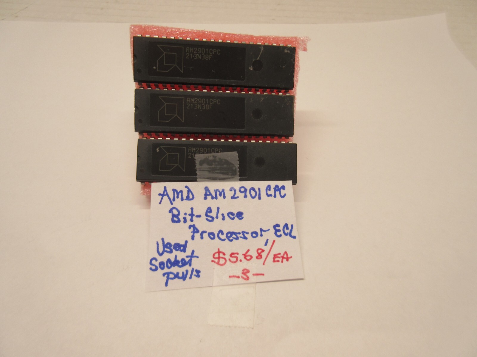 AMD AM2901CPC MICROPROSSER, SLICE 40 PIN PLASTIC. USED
