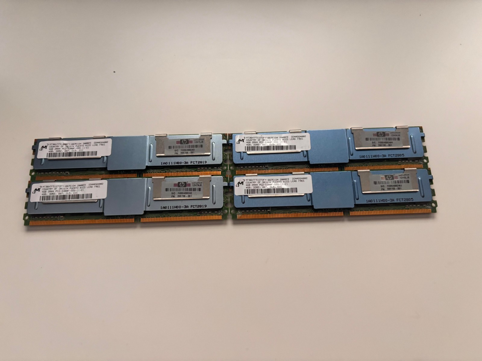 16gb (4x4gb) ddr2-667 pc2-5300f
