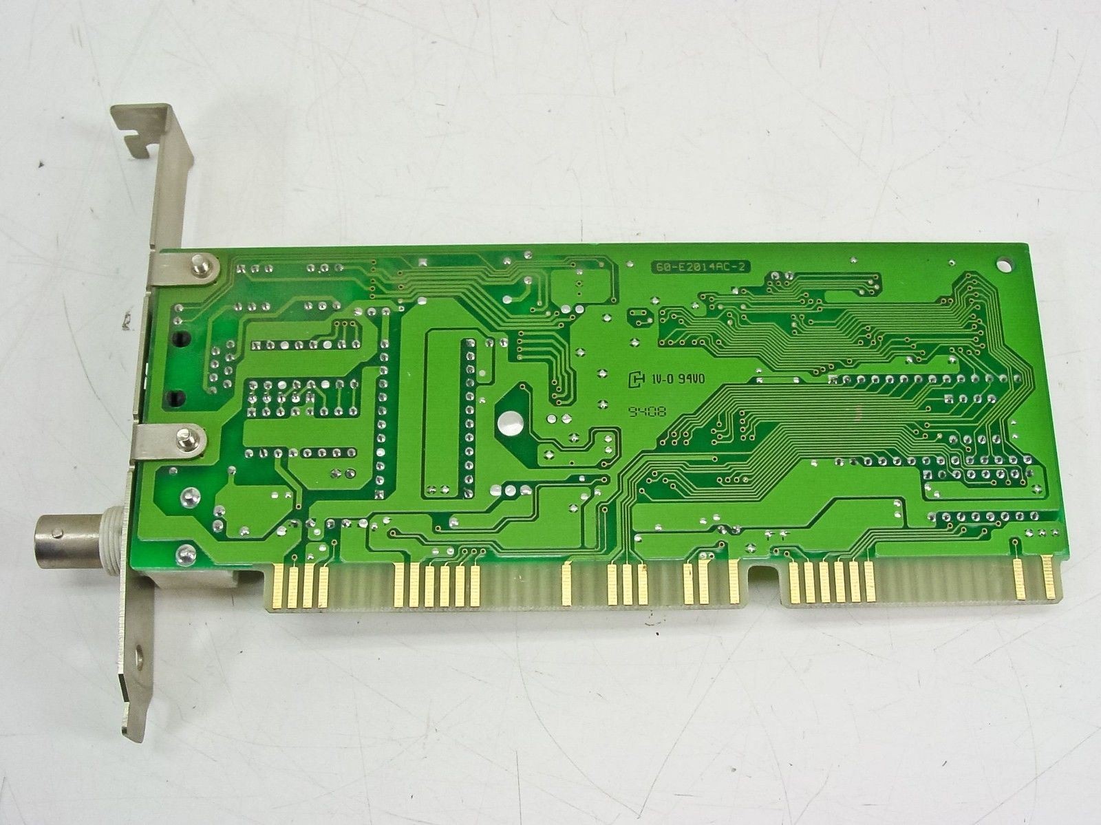 Winbond 16-Bit ISA Ethernet Network Card 60-E2014AC-2 BNC Coax RJ-45 Combo