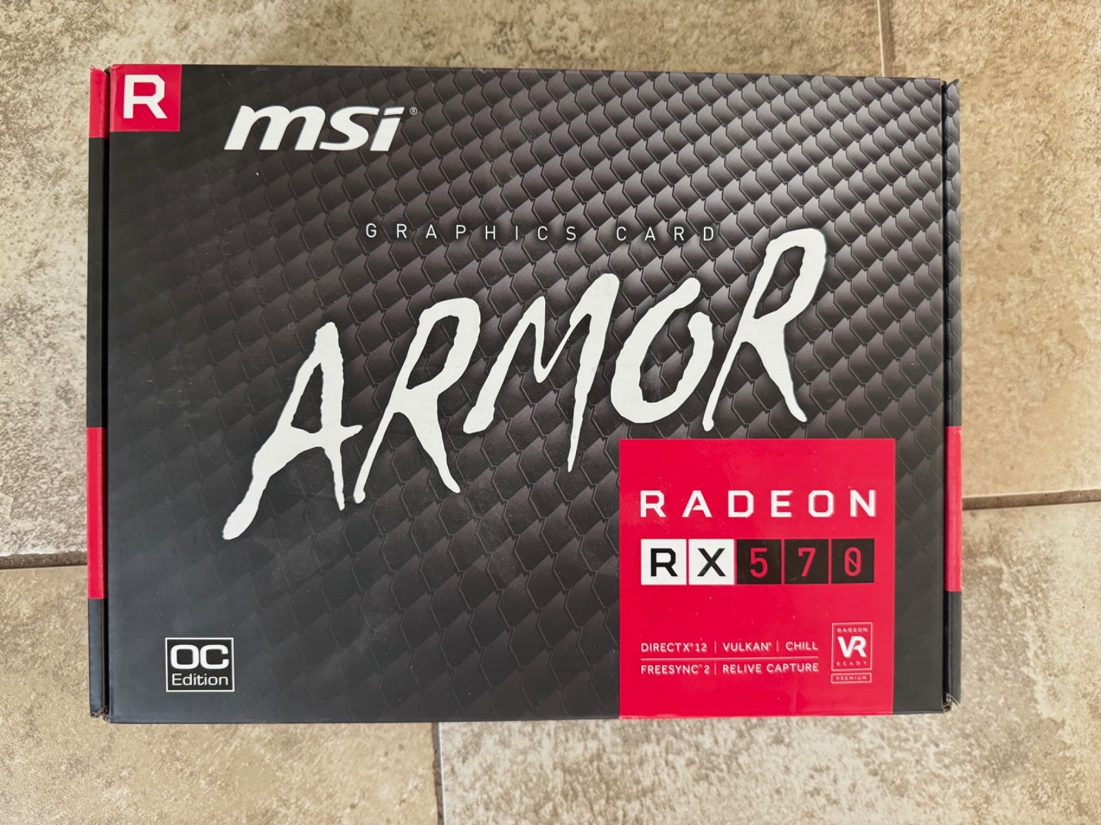 MSI AMD Radeon RX 570 8GB OC GDDR5 Graphics Card – Excellent Condition-Low Hours