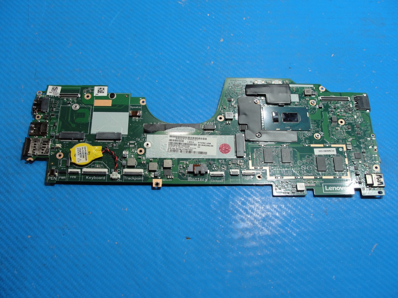 Lenovo ThinkPad X380 Yoga 13.3″ Intel i5-8350U 1.7GHz 8GB Motherboard LA-F421P