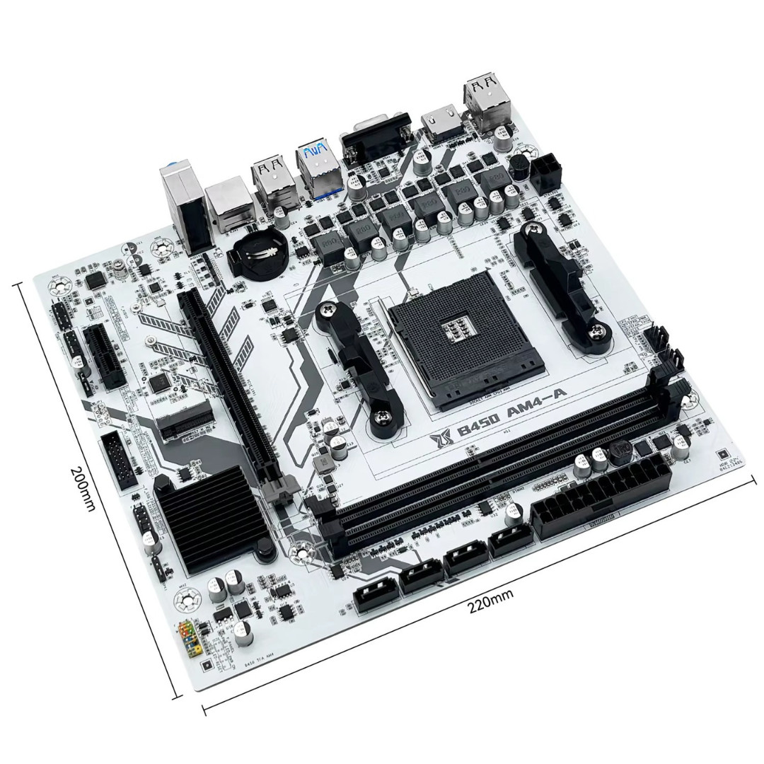 B450 Motherboard AMD Processor Dual-Channel DDR4 Memory AM4 Mainboard M.2 NVME (