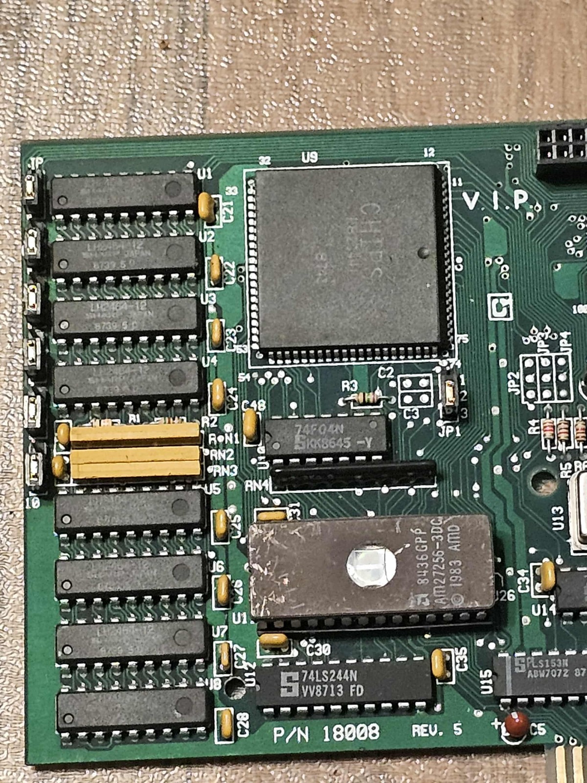 Retro Gaming Rare ~ ATi VIP WONDER P/N 1008 8-Bit ISA Video Card EXM5RSVIP1