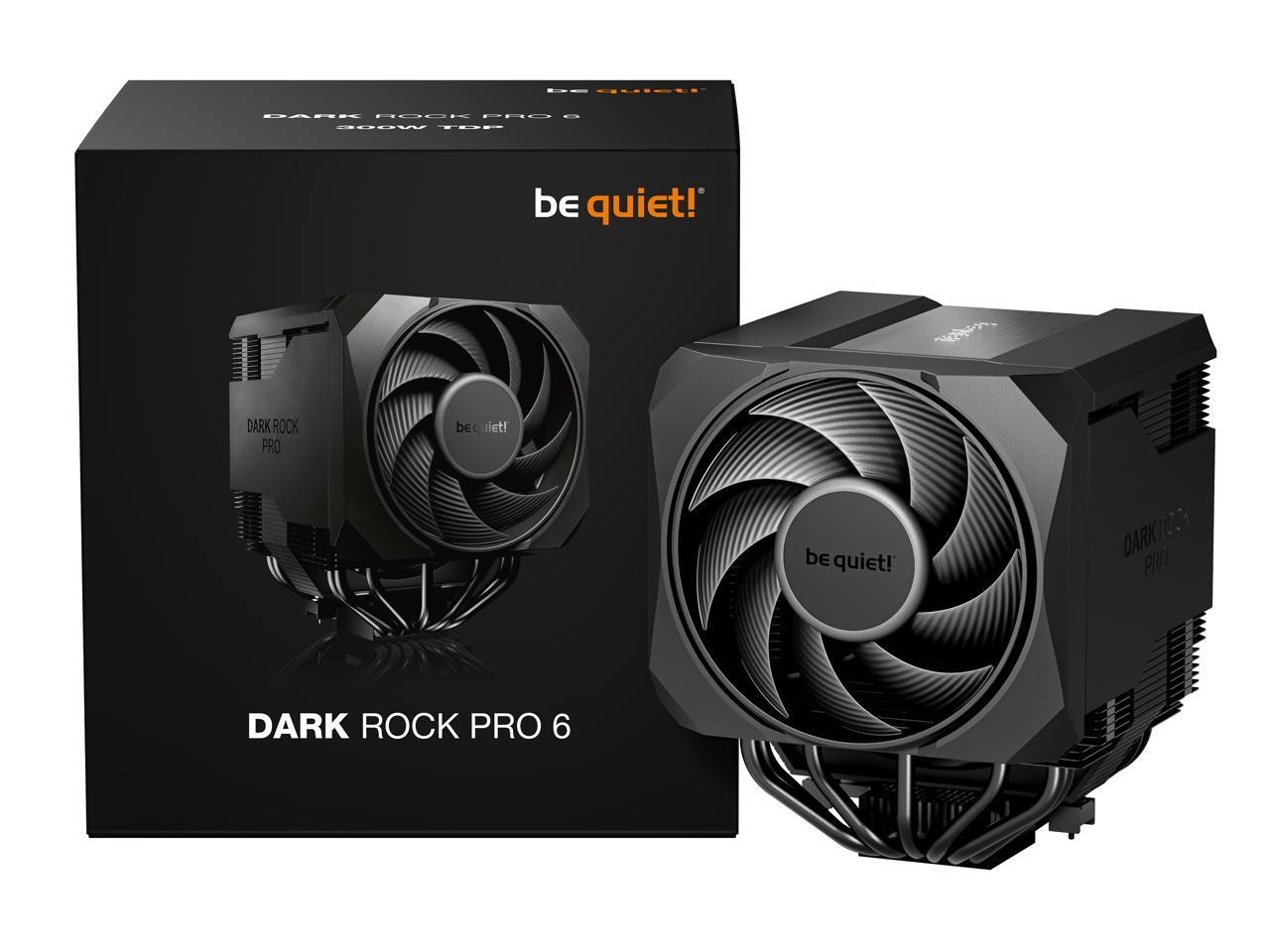 be quiet! Dark Rock Pro 6 CPU Air Cooler | Dual Silent Wings PWM Fans | 7 Heat P