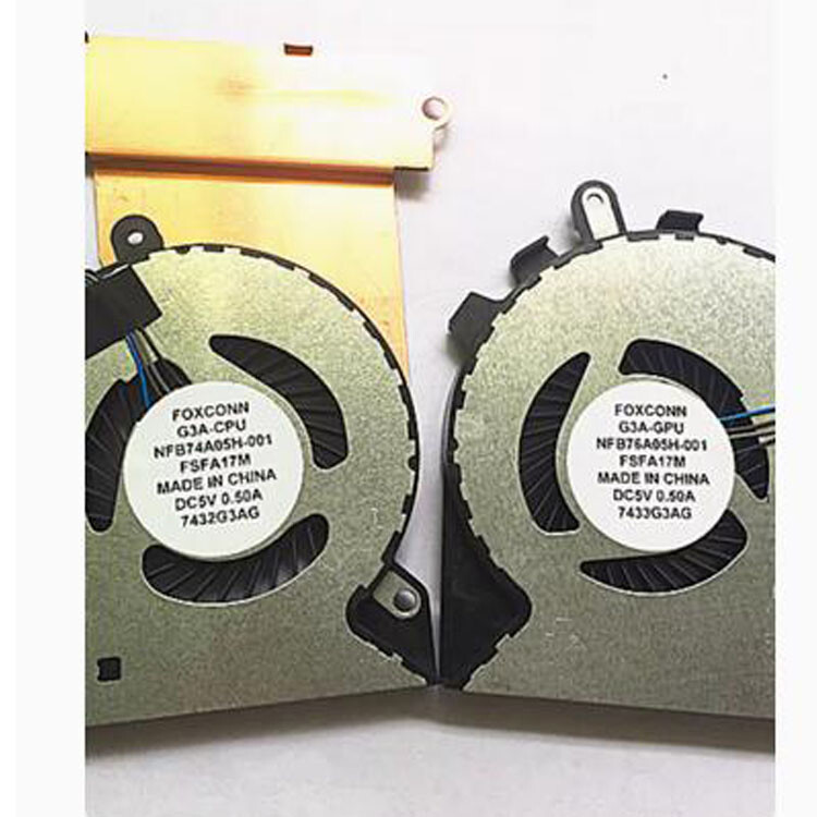 Cooling Fan For HP OMEN 3rd Generation Pro TPN-Q194 15-CE Fan