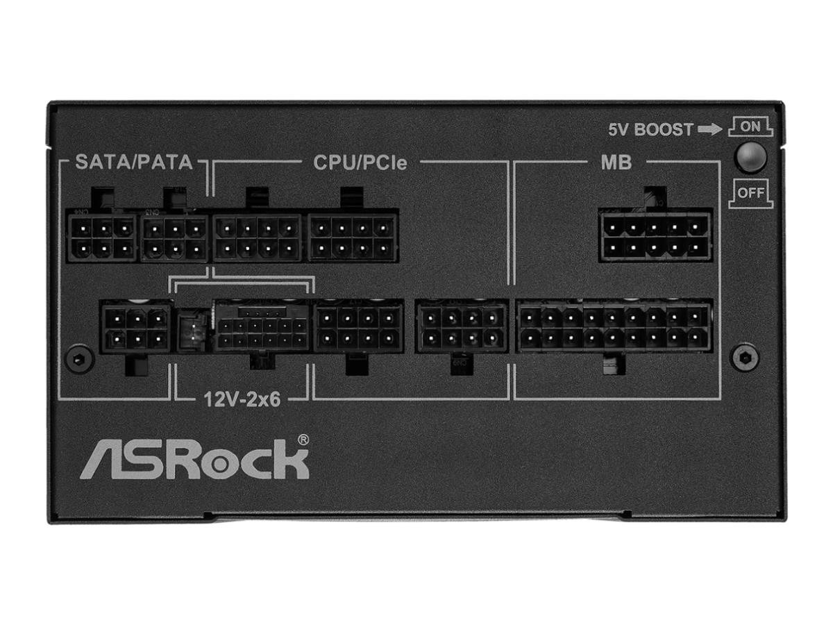 ASRock 750W 80 PLUS GOLD – ATX3.1 & PCIe5.1 Ready 750 Watt – PG-750G