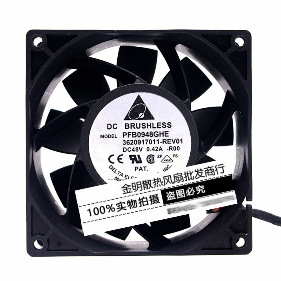 Delta 9038 PFB0948GHE-R00 48V 0.42A 9CM Inverter Cooling Fan