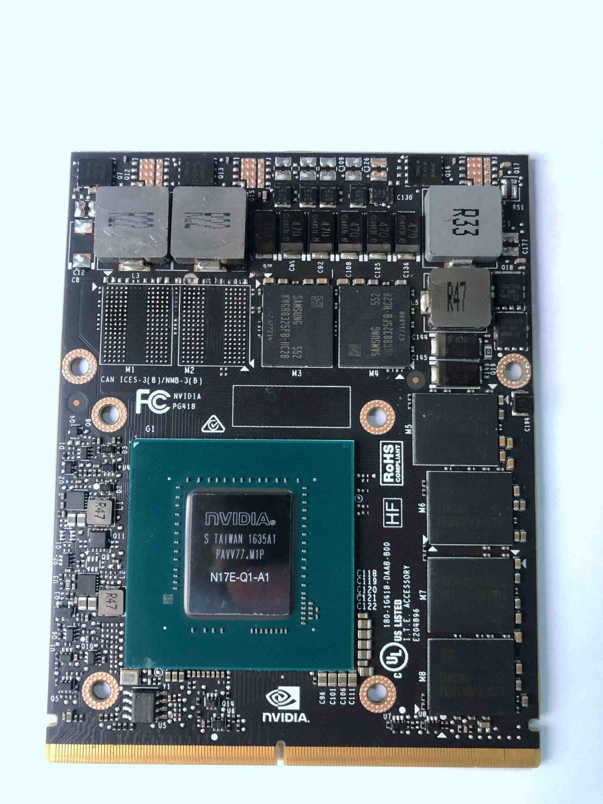 DELL New HP NVIDIA Quadro P3000 P4000 P5000 16GB GDDR5 MXM Video Graphics Card