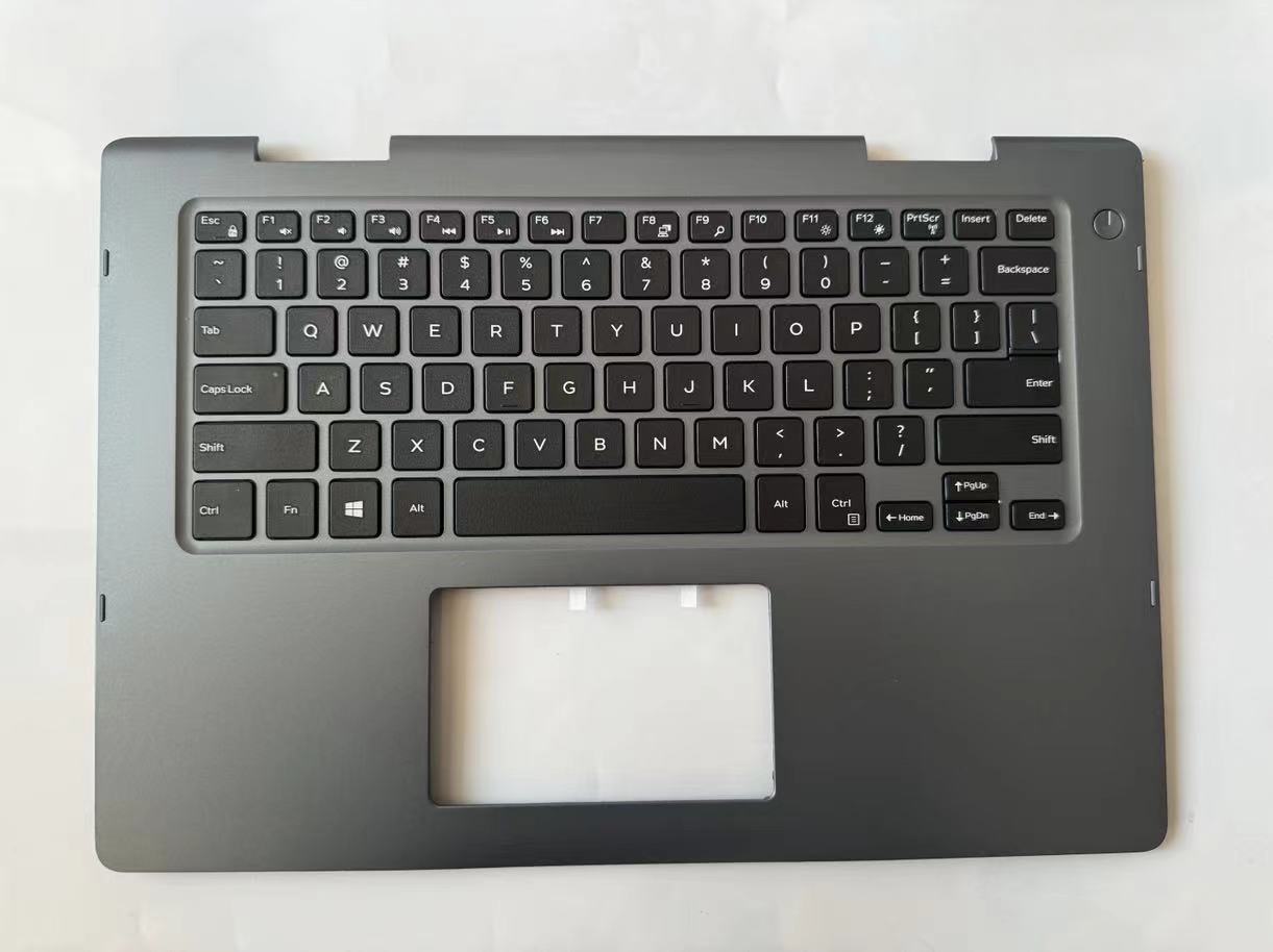 New For Dell Inspiron 14 5481 Palmrest Upper Case Keyboard Gray 0XHYYJ XHYYJ