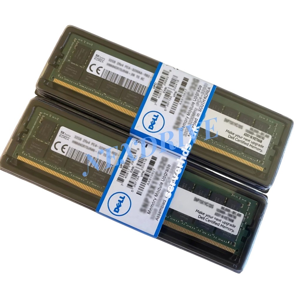 DELL SNPCX1KMC/16G A9755388 2RX8 16GB DDR4 PC4-2400T UDIMM ECC Memory