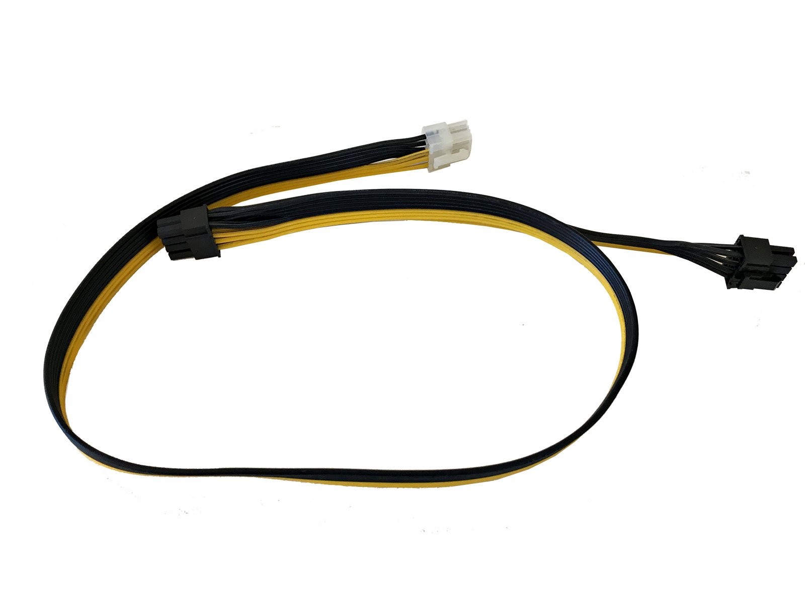 AYA 30inch EPS 12V 8Pin to Dual PCIe 8Pin 6+2Pin Male CPU Power Adapter