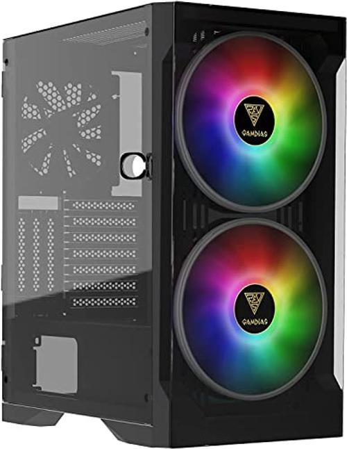ATX Mid Tower Gaming Computer Case for Desktops & PC, 2X APOLLO E2 Elite V2