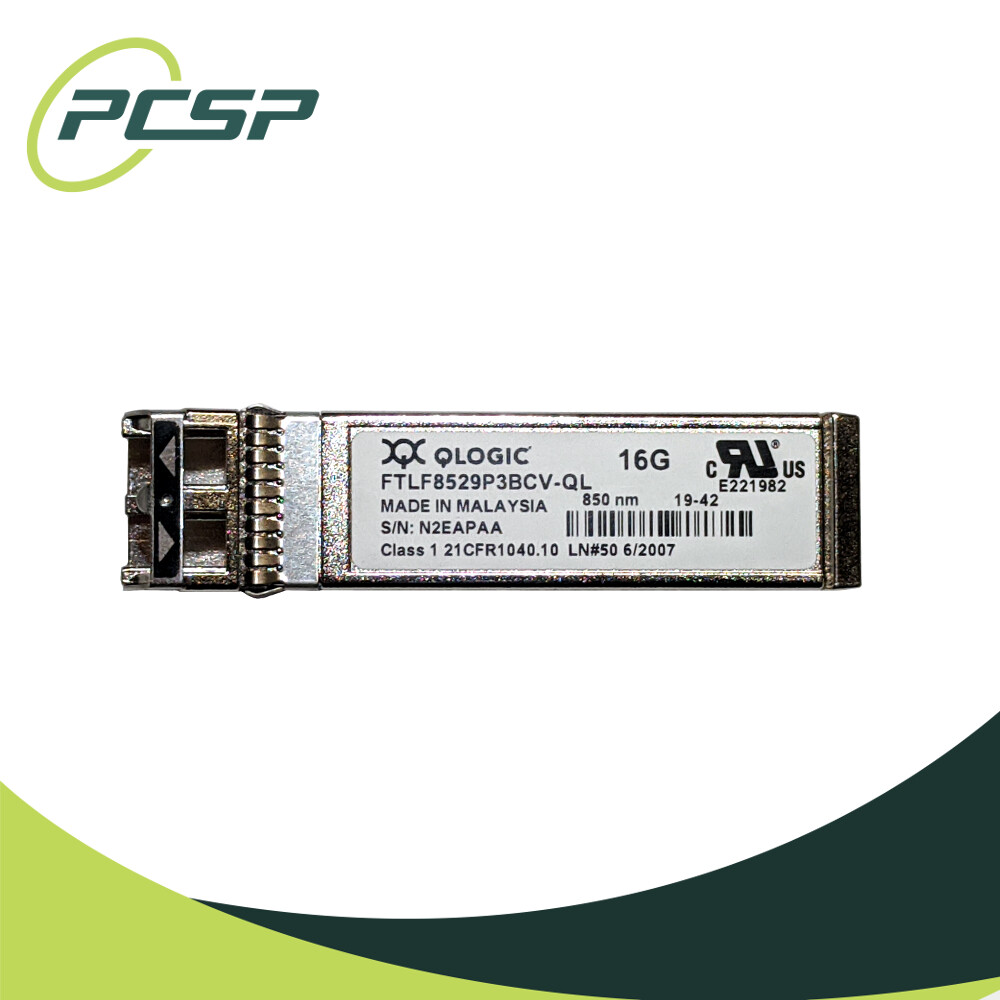 Lot of 4 Qlogic 16Gb SW FC SFP+ Transceiver Module 850nm FTLF8529P3BCV-QL