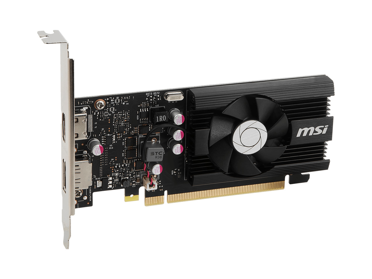 MSI GeForce GT 1030 4GB GDDR4 PCI Express 3.0 x16 (uses x4) ATX Graphics Card GT