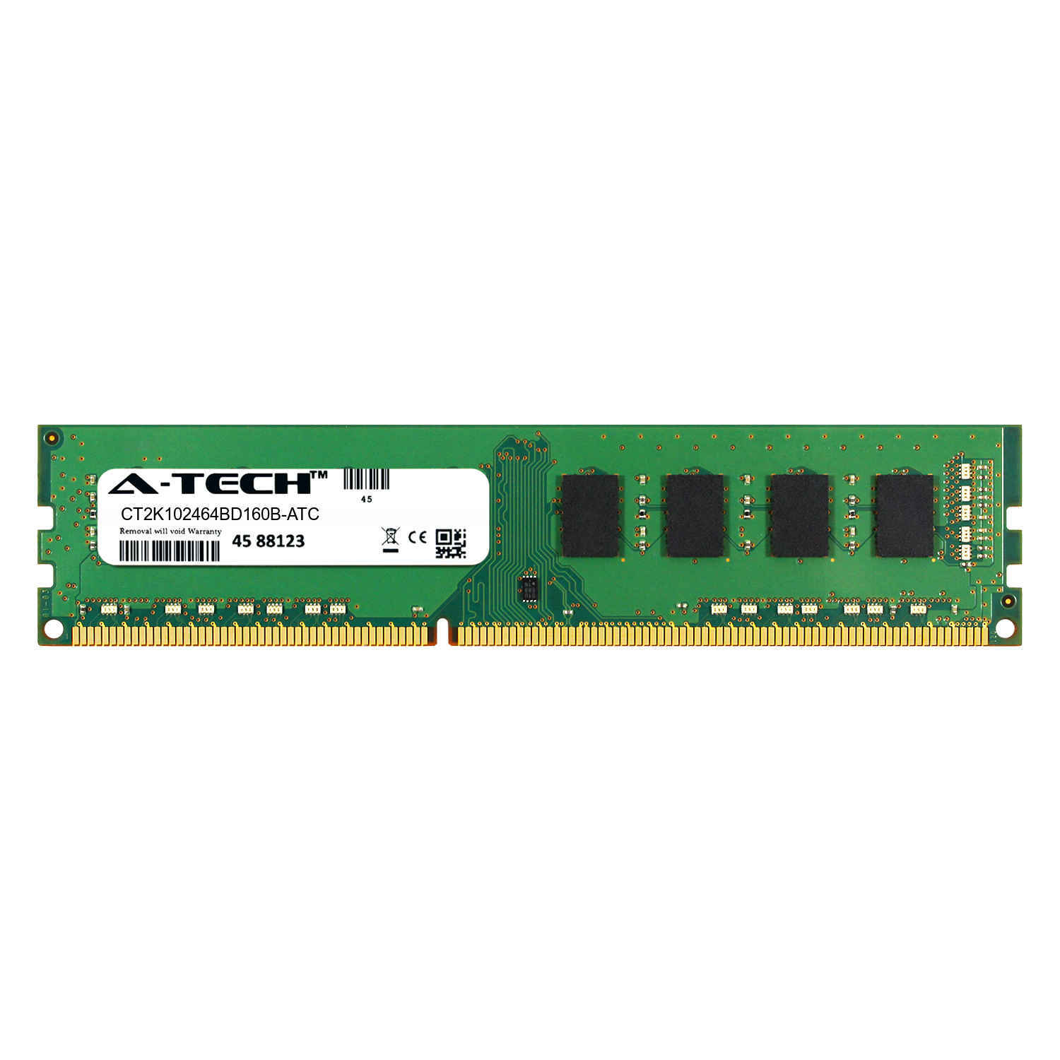8GB DDR3 PC3-12800U 1600 MHz DIMM Crucial CT2K102464BD160B Equivalent Memory RAM