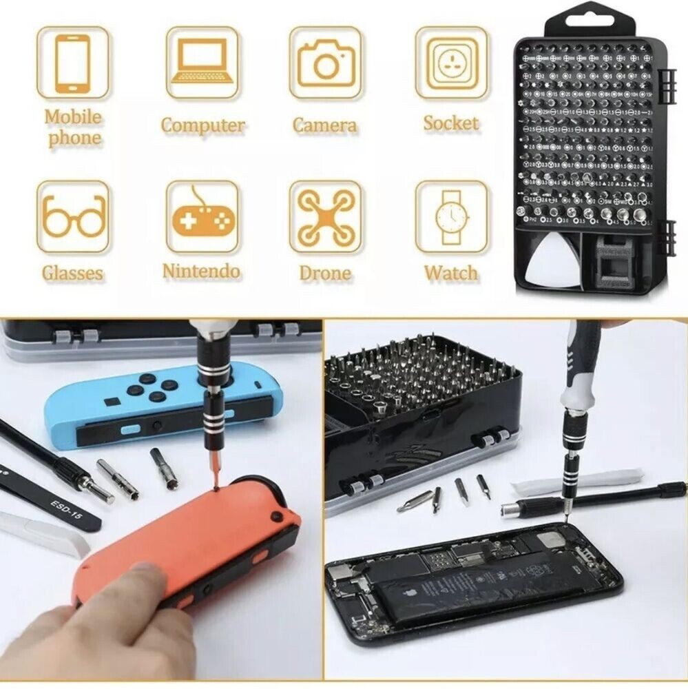 Macbook Hard Drive HDD SSD Repair Replacement Upgrade Tool Screwdriver Kit 117PC