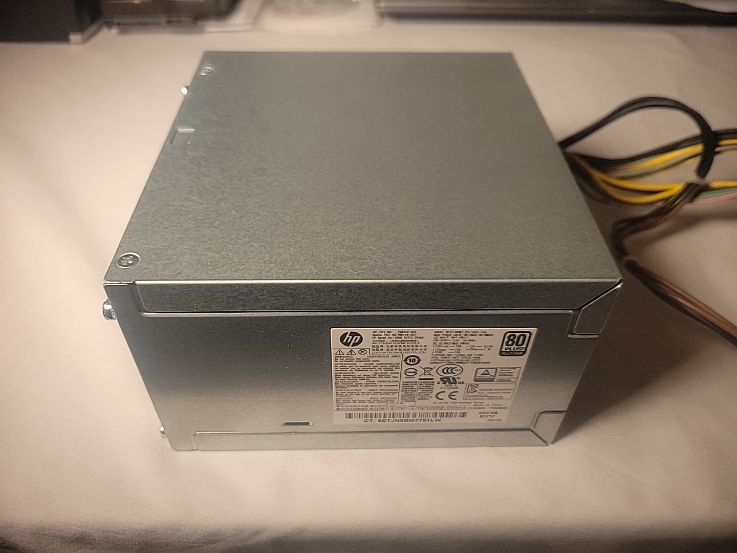 HP Z240 Desktop 400W Power Supply 6 Pin 796416-001 796346-001 90 Warranty EL4577