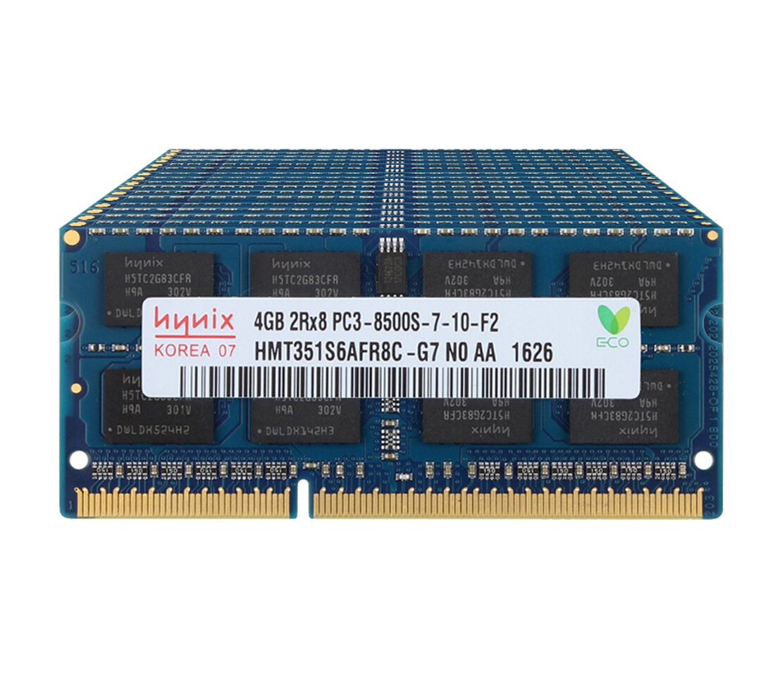 Hot 40GB 10x 4GB Lot DDR3 1066MHz 1066 PC3-8500S Hynix SODIMM Memory RAM #6H