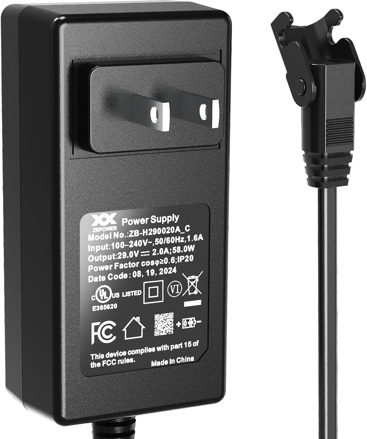 Recliner Power Supply, Model ZB-H290020A-C ZBPOWER AC/DC Switching Power Supply