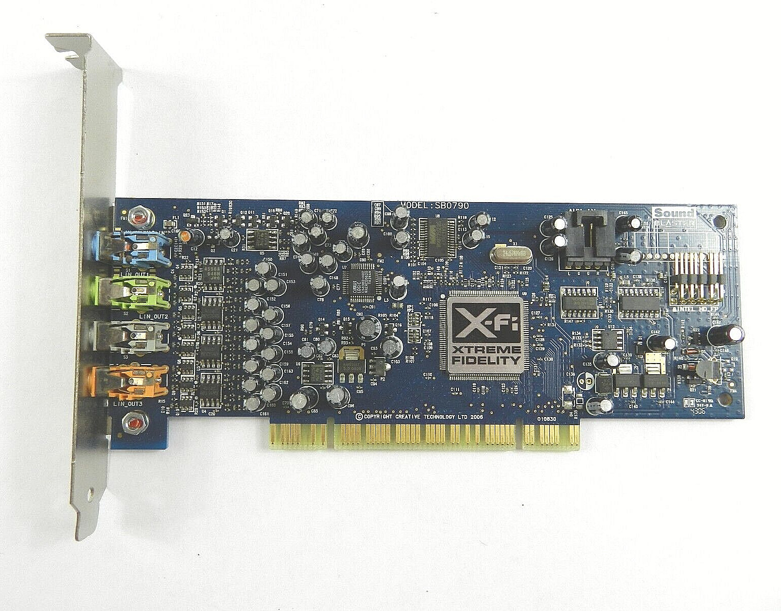 Creative Sound Blaster X-Fi Xtreme Fidelity PCI Sound Card SB0790 PC 7.1 E243