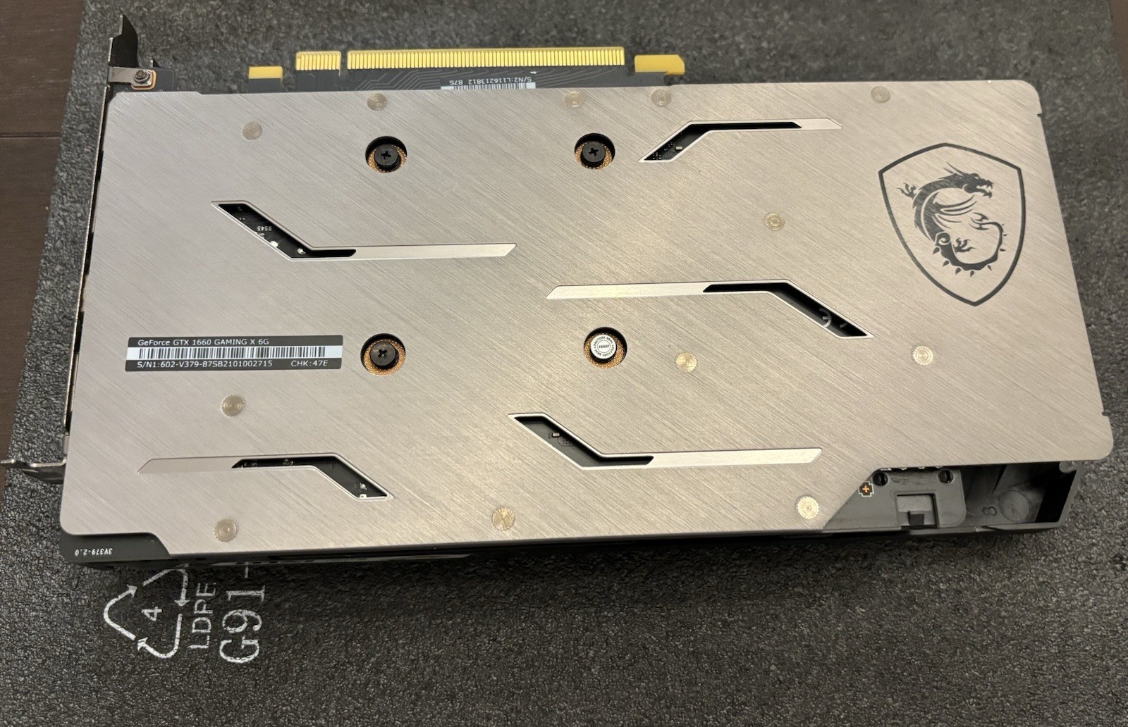 MSI GeForce GTX 1660 GAMING X 6G GDDR5 Twin Frozr 7 V379 Used Box And All Papers