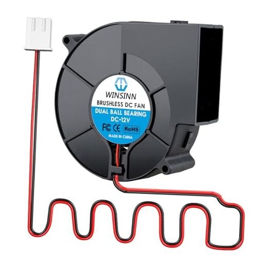 DC 97mm Blower Fan 12V 9733 Dual Ball Bearing Brushless Cooling Turbine Turbo